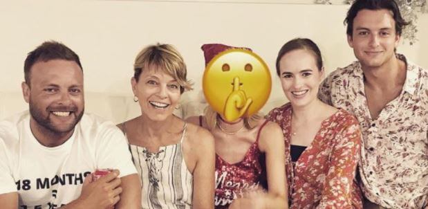 Anya Robbie with her mother Sarrie Kesler and siblings.